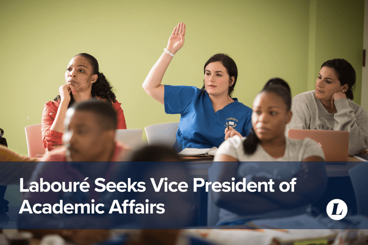 Labouré Seeks New Vice President of Academic Affairs