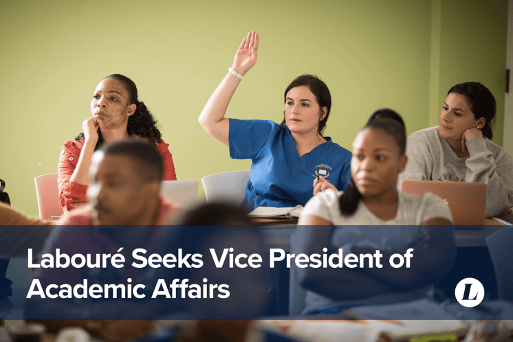 Labouré Seeks New Vice President of Academic Affairs